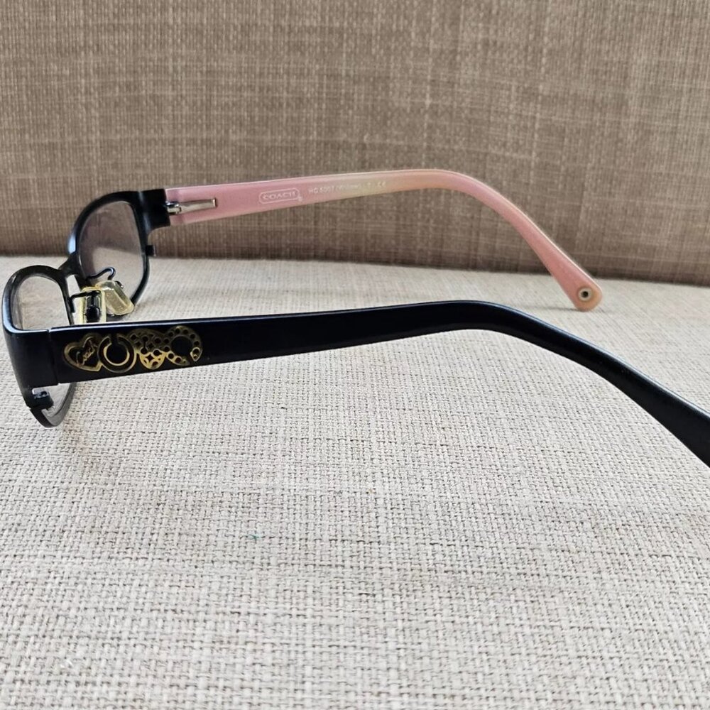 Coach Willow Women Eyeglasses/Glasses Frame Satin Black HC5007 50[]16 135 - Picture 8 of 12